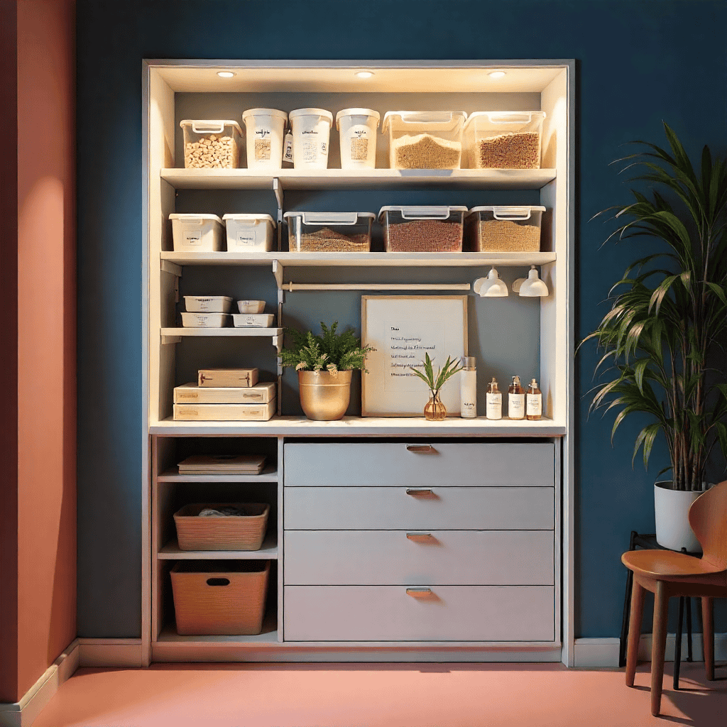 Kitchen storage optimization by Artisanypresente